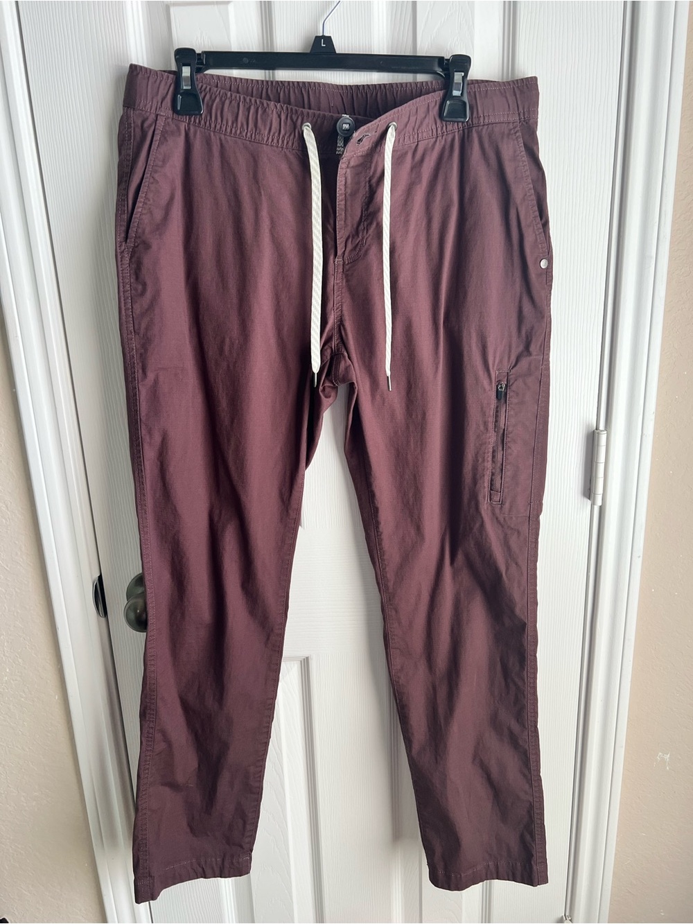Vuori Men's Ripstop Climber Pants- Burgundy